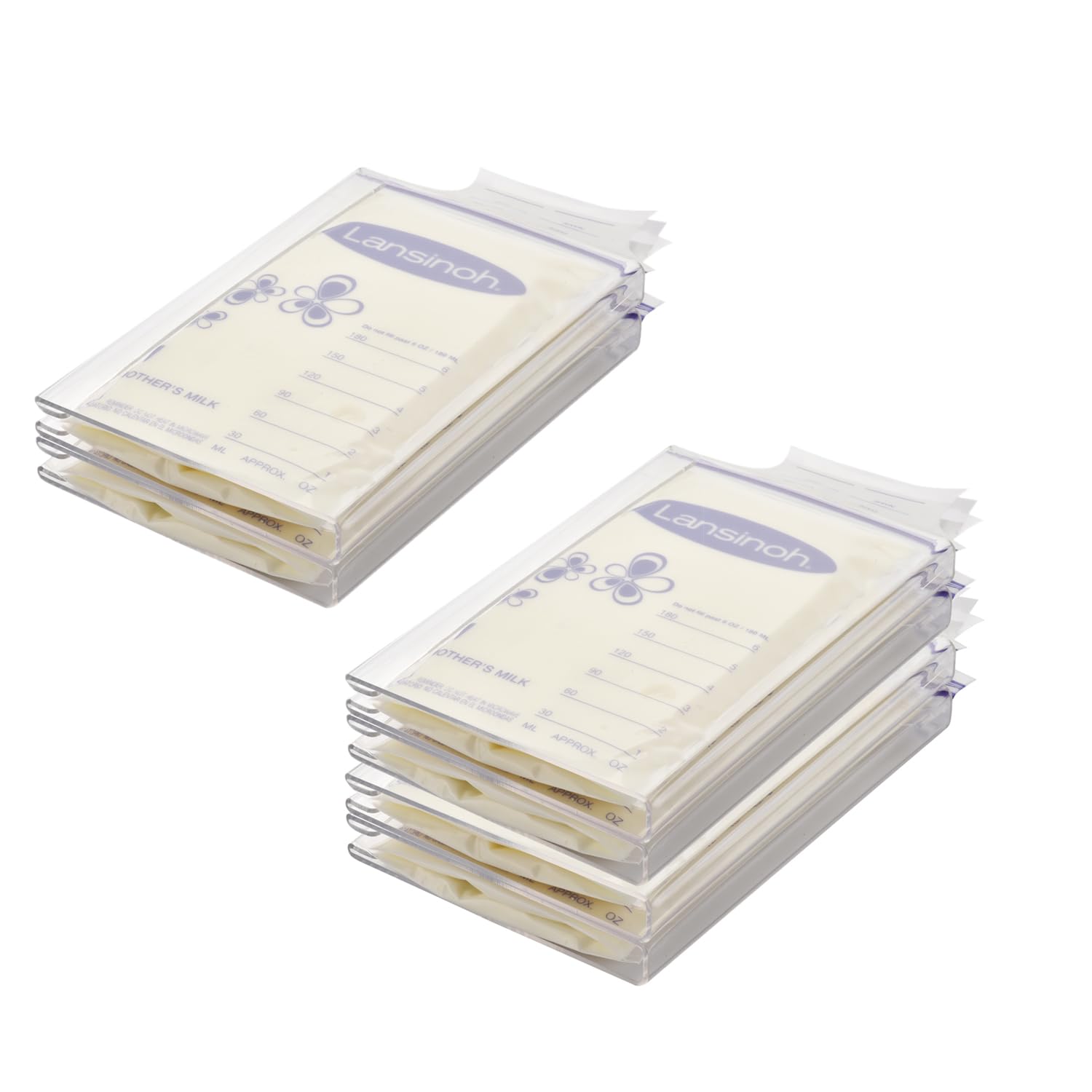 Photo 1 of 6-Pack Freeze Flat Breast Milk Storage Bag |Breastmilk Freezer Flattener Kit Make Mother's Milk Bags Organizer Even to Save Refrigerator Space | Fit 3 4 5 6oz