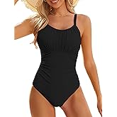 Modest One Piece Swimsuit Women Tummy Control 2026 Long Torso Slimming Bathing Suit Cute Floral Swim Suits