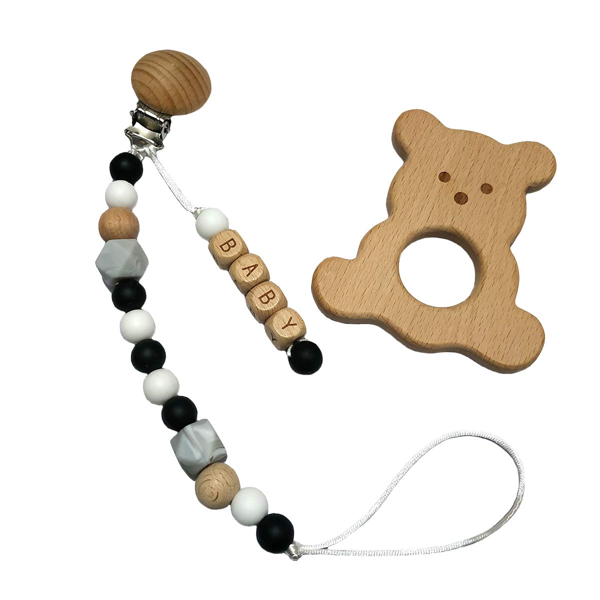personalised wooden teether