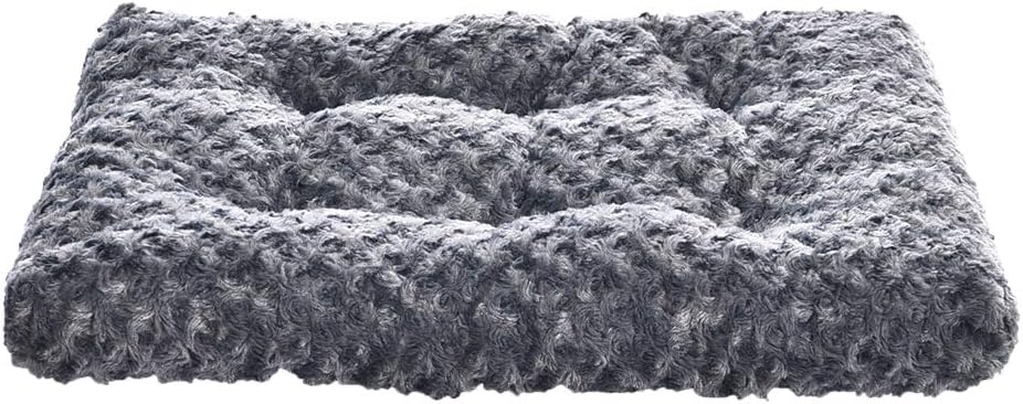 Basics Pet Dog Bed Pad, 23 x 18 x 2.5 Inch, Grey Swirl : Pet Supplies