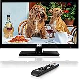 Pyle 18.5-Inch 1080p LED TV | Ultra HD TV | LED Hi Res Widescreen Monitor with HDMI Cable RCA Input | LED TV Monitor | Audio 