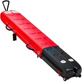 XCMAN Ski Case for Air Travel Hard Storage Portable Cart Case Suitable for Snowboards,Fishing Rods, Water skis,Spearfishing