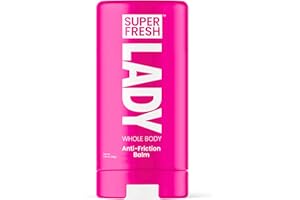 SUPER & FRESH CO. Lady Parts Anti Chafe and Friction Stick Prevents Skin Chafing Rash and Irritation Unscented Smooth Balm with Aloe for Thighs Arms Bra Lines and More No Mess Glide On Application 1.5 oz Stick