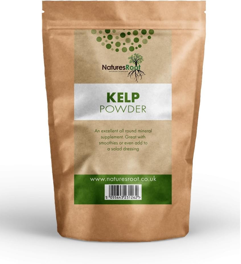 Kelp Powder 250g by Natures Root - Seaweed Supplement, 250 g (Pack of 1)