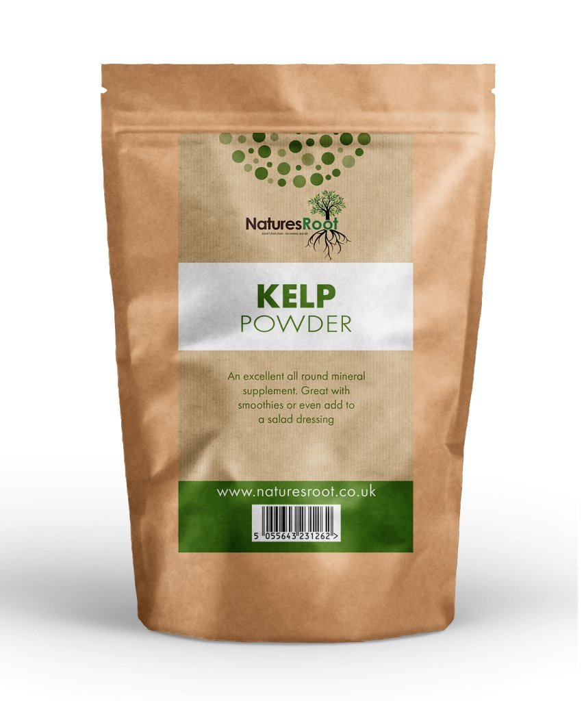 Kelp Powder 125g by Natures Root - Seaweed Supplement | Cellulite Remover | Body Wraps | Facial Mask | Scrubs | All Natural