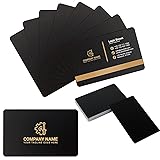 FVIEXE 100PCS Metal Business Card Blanks for Laser