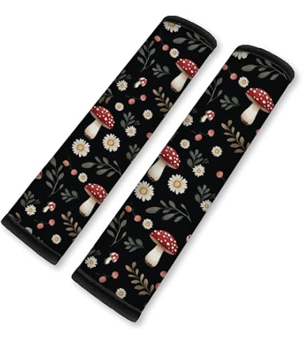 Coldinair Mermaid Scale Car Seat Belt Pads (2-Pack) - Soft Shoulder Covers For Comfort