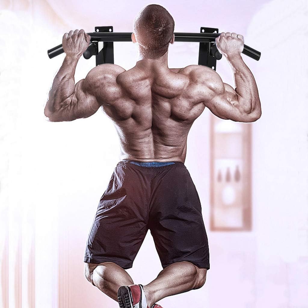 Vehpro Wall Mounted Pull-ups, Wall Horizontal Bars-Single Parallel Bars on The Door, Multi Function Home Gym Exercise Fitness (Load 440 lbs) : Sports & Outdoors
