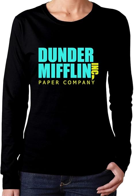dunder mifflin black t shirt