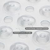 WELTRXE Bath Mats Non Slip Extra Long 100x40 cm PVC Clear with 200 Suction Cups view 3