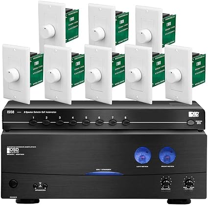 impedance matching speaker selector with volume control