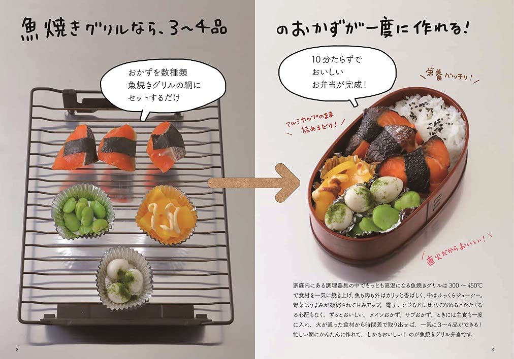 一度に作れる かんたん おいしい 魚焼きグリルで朝ラク弁当 武蔵 裕子 本 通販 Amazon