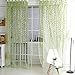 Norbi Willow Voile Tulle Room Window Curtain Sheer Voile Panel Drapes Curtain (Green B/39.4