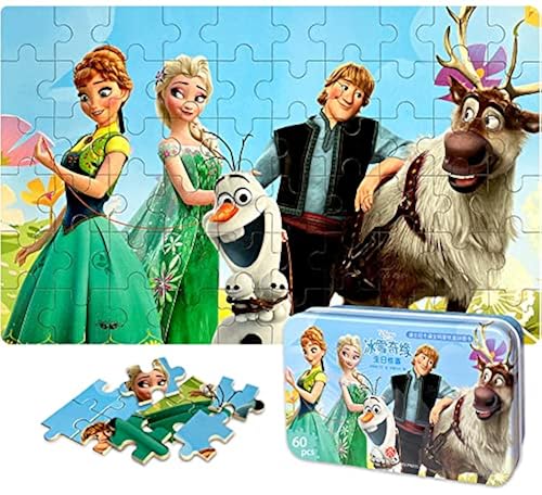 NEILDEN Disney Frozen Puzzle Jigsaw Puzzle for Kids Ages 4-8 in a