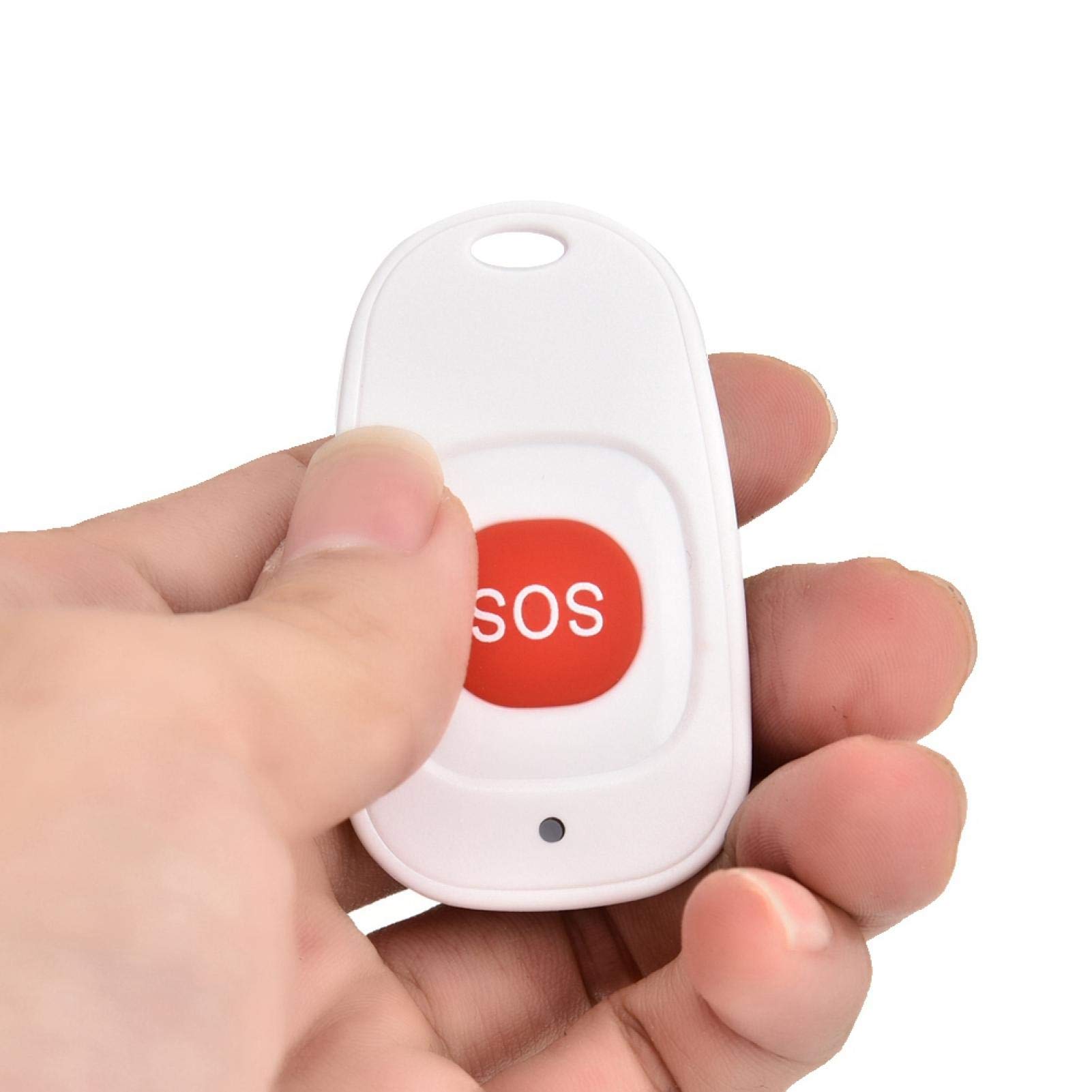 PUSOKEI Wireless Emergency Button Alarm- SOS Emergency Button Alarm, Emergency Button SOS Button for The Elderly for Help, Doorbell Buttons, etc, 80M