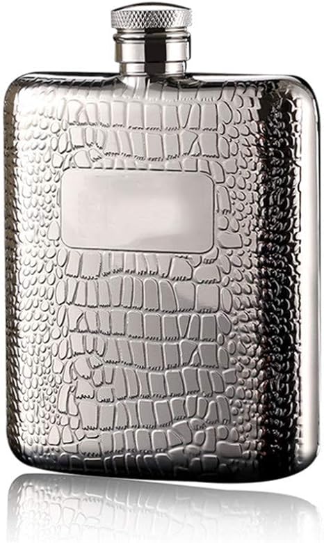 Amazon Co Jp ウイスキーボトル 携帯用 刻まれたクラシックなデザインのパーソナライズされた6オンスシェフィールドピューターヒップフラスコ ミニフラスコ清酒ボトル キャンプ用品 ホーム キッチン