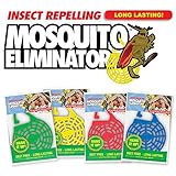 MOSQUITO ELIMINATOR - All Natural Mosquito Repelling Disk - Hang Anywhere! Guaranteed to Work - No Messy Lotions or Sprays - Fast & Easy! (20)