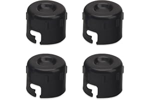 BERPSE 4 Pack M144897 Drain Plug Tube Cap Compatible with Joh-nDeere Lawn Tractor, for AM131611 Drain Plug, Fits D E L LA LT SST X XUV Z Series Model