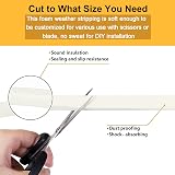 Bynsaer Weather Stripping Tape 6mm x 1.5mm x 20m Self-Adhesive view 4