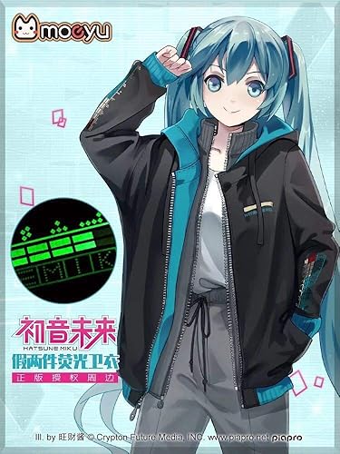Amazon Co Jp 公式グッズ 初音ミク 蛍光パーカー フードつきパーカー フェイクレイヤード 仕様 Hatsune Miku ホビー 通販 Amazon Co Jp 公式グッズ 初音ミク 蛍光パーカー フードつきパーカー フェイクレイヤード 仕様 Hatsune Miku ホビー 通販