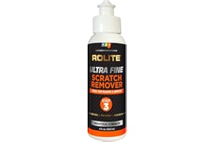 Rolite Ultra Fine Scratch Remover for Plastic & Acrylic Surfaces Including Marine Strataglass & Eisenglass, Headlights, Aquariums, 4oz,