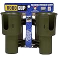 ROBOCUP, Best Cup Holder for Drinks, Fishing Rod/Pole, Boat, Beach Chair, Golf Cart, Wheelchair, Walker, Drum Sticks, Microphone Stand