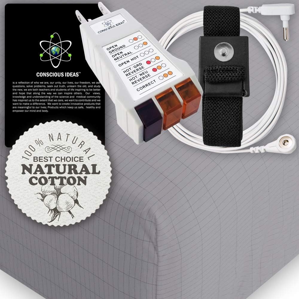 Earthing Grounding Sheet Grounded Fitted Matress Sheets