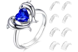 Eiito Ring Sizers & Guards for Loose Rings - Clip-Type Adjusters for Women & Men (8 Pack)