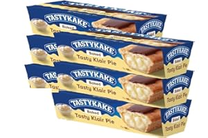 Tastykake Klair Pies - Baked Dessert Snacks (Pack of 6)