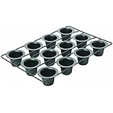 Chicago Metallic 26121 Professional 12-Cup Non-Stick Mini-Popover Pan, 16-Inch-by-10.75-Inch