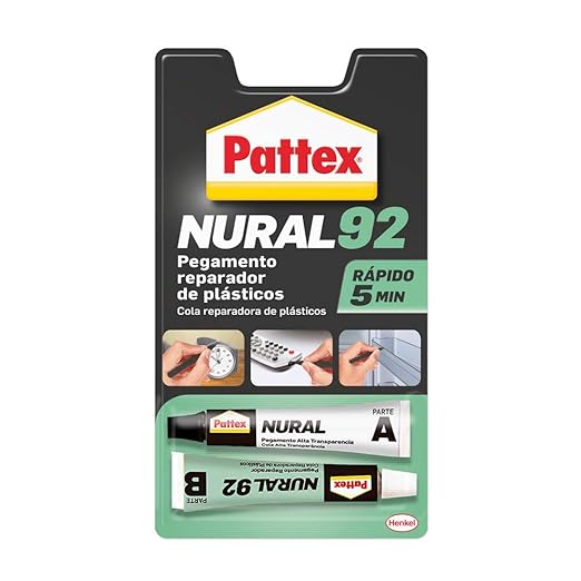 Pattex Nural 92 Pegamento reparador de plásticos, cola ...