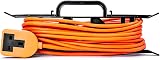 Status 10m Heavy Duty Extension Lead Single Socket Orange 13A Outdoor Power