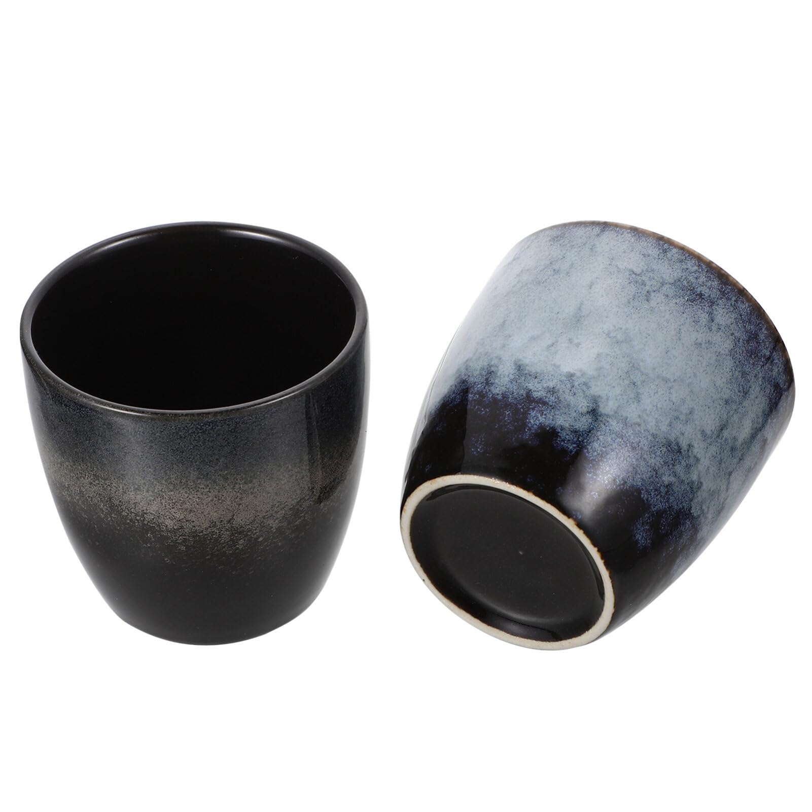 HEMOTON Expresso Coffee Cup Asian Tea Cups 2pcs Ceramic Tea Cup Vintage Tea Cup Household Teaware Ceramic Tea Cup Chinese Handleless Cup Tea Tasting Cup Expresso Coffee Cup Chinese Tea Set