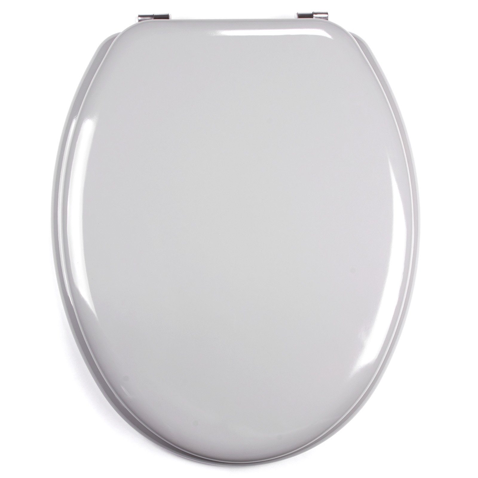 MSV Toilet Seat, Silver-Grey