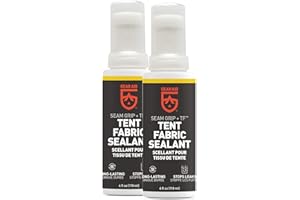Gear AID Seam Grip TF Tent Fabric Sealer for Waterproofing, Clear, 4 fl oz