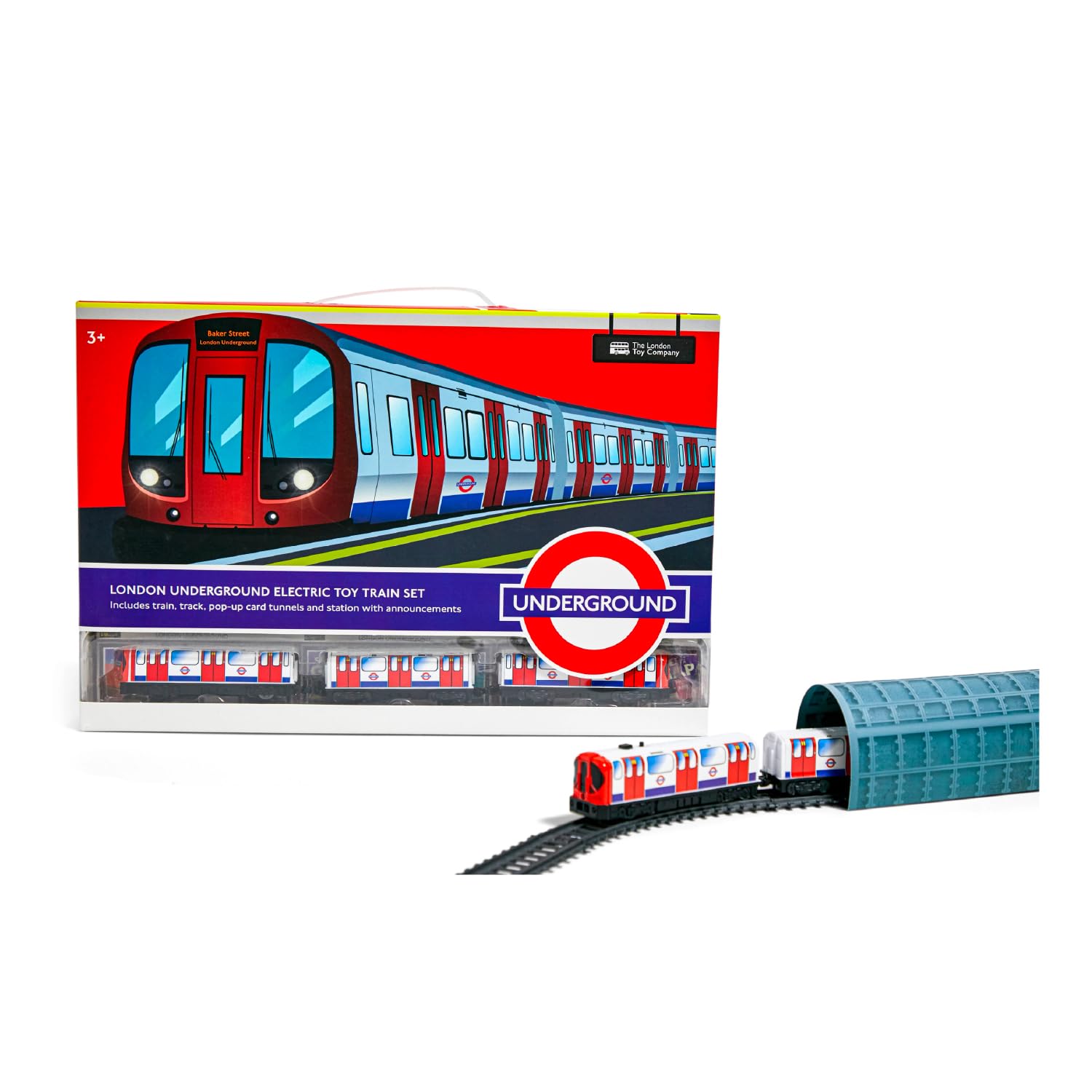 Officially Licensed London Underground Electric Toy Train Set - Includes train, track, station and announcements - Transport for London Various