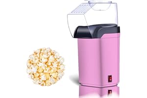 Nostalgia Hot Air Popcorn Popper Maker, 1200W Electric Pop Corner Machine, 16 Cups, 3 Minutes Done, Fully Automatic Healthy N