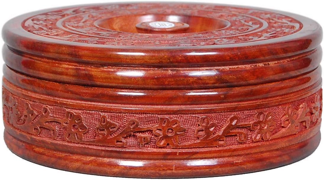 Buy AALIYA MART Chapati Box in Sheesham Wood Roti Casseroles for