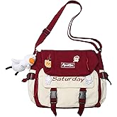 Extolove Cute Messenger Bag, Crossbody Bags for Women Kawaii Messenger Bags Purses