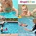Swim Diapers, Angel Love 3Pcs Pack One Size Fit All Cloth Swimming Diaper, Adjustable, Potty Training Pants, Washable and Reusable (SWD020414)