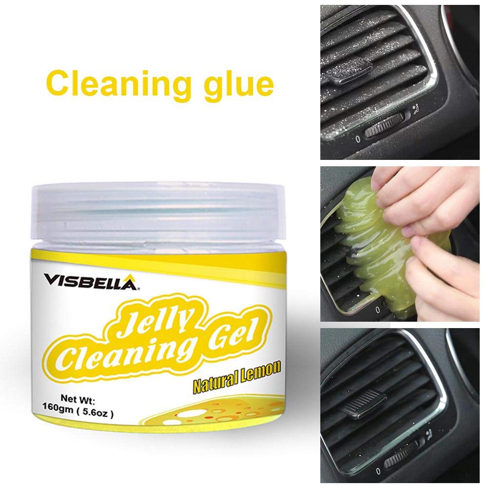 Haar Krumel Fur Autoinnenraum Buro Zu Hause Elektronik Pc Laptop Tastatur Entluftungsinstrument 160g Tastatur Reinigungsgel Gelee Reinigungskitt Magische Gel Schleim Entfernen Staub Schmutz Reinigungsgerate Tucher Tastatursauger Nowspar Org