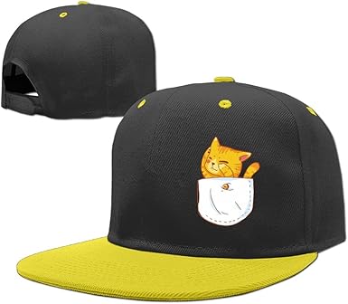 yellow toddler baseball hat
