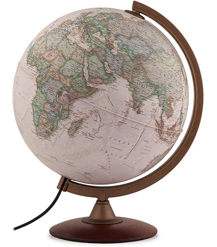 Globo Luminoso National Geographic Fusion 30cm | Mappamondo Interattivo LED | Cartografia Italiana - Foto 10