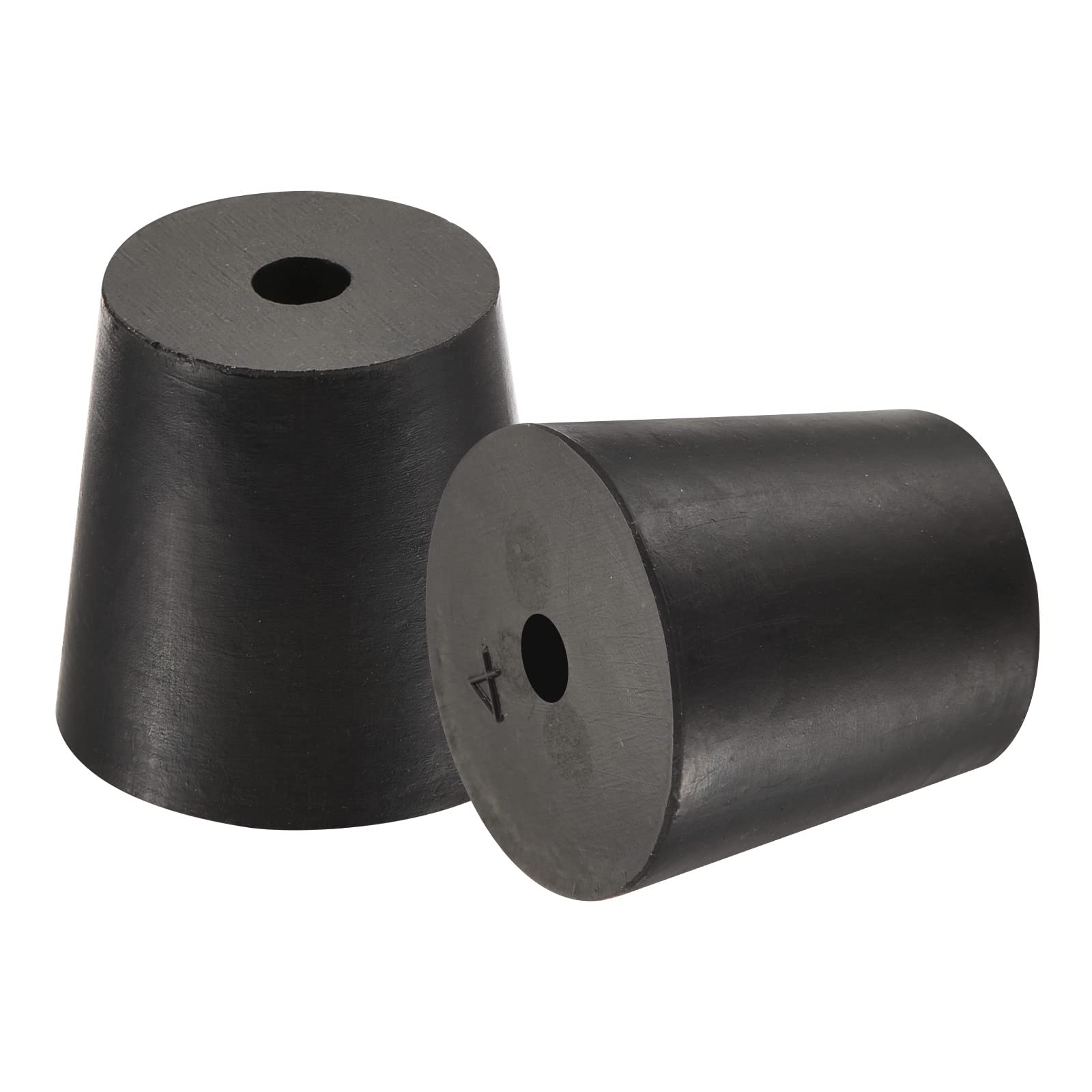 StonyLab Solid Rubber Stoppers, White Tapered Lab Seal Rubber Stoppers - View #8