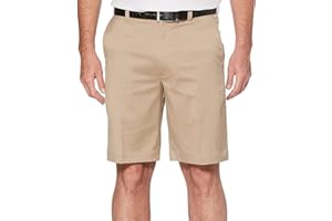 PGA TOUR Men's Flat Front Golf Shorts with Active Waistband (Size 30-44 Big & Tall)