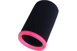 RhymKawa SM7b Foam Cover for Shuer SM7B, MV7 POP Filter RK345 Replacement, Windscreen with Colored Retaining O-Ring Identified Seat (Pinkly)