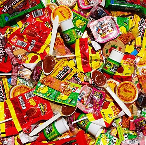Mexican Candy Mix Box (100 Pieces) Obleas Duvalin Vero Pulparindo Cucharita Pelon Indy