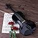 ARTALL 4/4 Full Size Handcrafted Acoustic Violin Beginner Kit for Student with Hard Case, Bow & Accessories, glossy Black