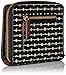 Emma Rfid Mini Multifunction Black Stripe Wallet, Black Stripe, One Size