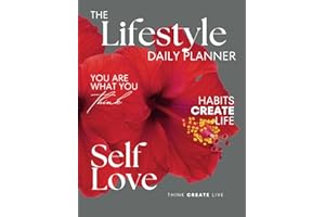 The Lifestyle Daily Planner with red flower cover